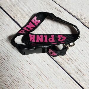 Pink lanyard